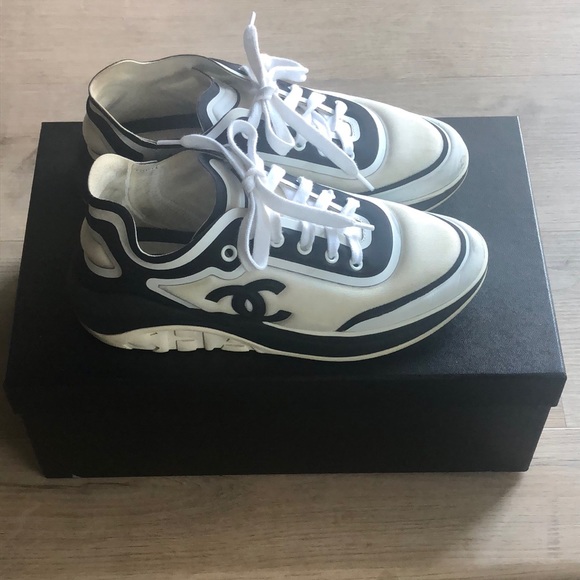 CHANEL Shoes - Chanel Sneakers White/ Black